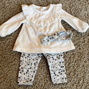 Velour winter outfit